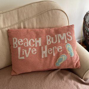 Beach Theme Throw Pillow